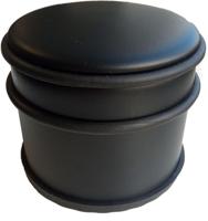 Deurstopper BRASQ met rubberen ringen zwart - thumbnail