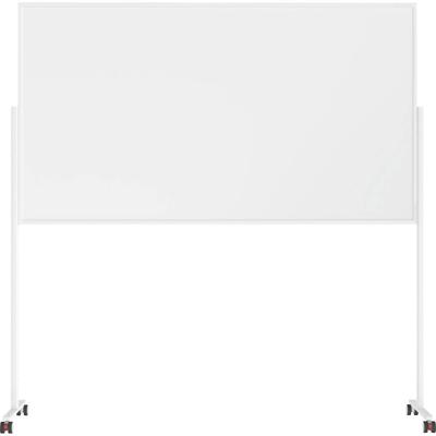 magnetoplan Whiteboard VarioPin (b x h) 100 cm x 180 cm Wit, Grijs Gelakt, Glad Aan beide zijden te gebruiken, Horizontaal- of verticaalformaat
