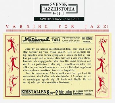 Svensk Jazzhistoria Volume 1 1899-30 - CD (7391782220377)