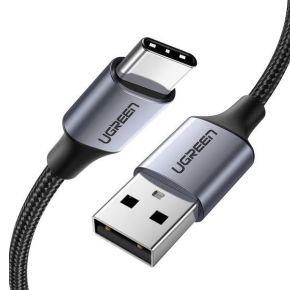 UGREEN 60126 USB-kabel USB-C stekker, USB-A stekker 1 m Zwart