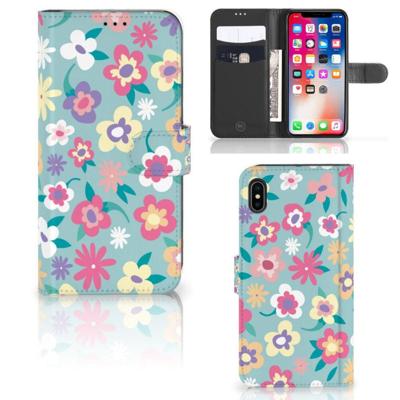 Apple iPhone Xs Max Hoesje Flower Power Apple iPhone Xs Max Hoesje Flower Power