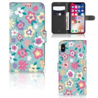 Apple iPhone Xs Max Hoesje Flower Power - thumbnail