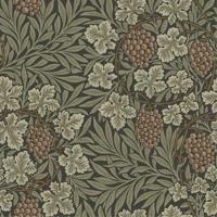 Dutch Wallcoverings Hidden Treasures - Vine Zw/Groen - thumbnail