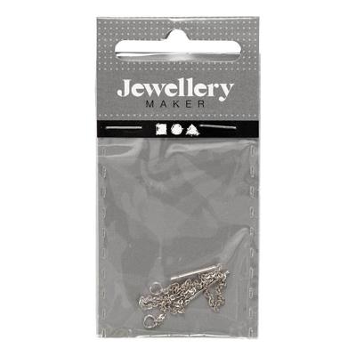 Creativ Company Https://www.cchobby.nl/oorbellen-van-ketting-l-70-mm-verzilverd-1-paar