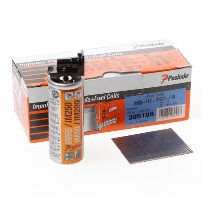 Paslode Afwerknagel f18x38 verzinkt (+gas) im50 p/2000 Paslode Afwerknagel f18x38 verzinkt (+gas) im50 p/2000