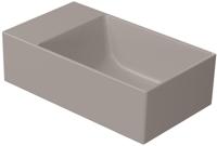 Ben Stelvio beton grijze fontein met doorslaanbaar kraangat 40x23x12cm - thumbnail