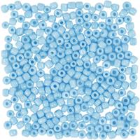 Creativ Company Rocailles, d 3 mm, afm 8/0, gatgrootte 0,6-1,0 mm, turquoise, 25 gr/ 1 doos - thumbnail