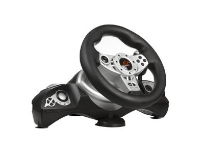 NanoRS RS700 game controller Zwart, Zilver USB Stuur Analoog/digitaal Android, Nintendo Switch, PC, PlayStation 4, Playstation 3, Xbox One - thumbnail