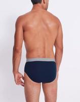 2-Pack heren slips - GO Abc brief - Biologisch katoenen heren onderbroeken met elastische band - Milieuvriendelijk - Duurzaam - thumbnail