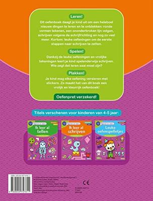 Deltas Oefenboek met stickers - ik leer al schrijven (4-5 jaar)