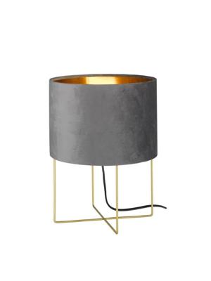 Fischer & Honsel SchemerlampAura grijs velvet - 50460