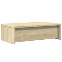 Monitorstandaard met lades 50x27x15 cm hout sonoma eikenkleur - thumbnail
