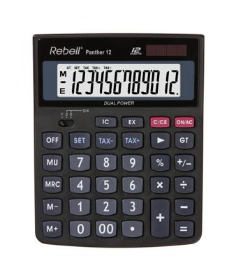 Rebell RE-PANTHER12BX Calculator Panther 12 Zwart