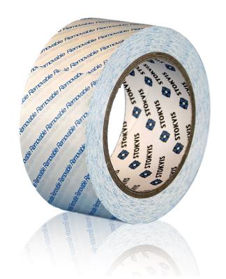 Tape pvc wit schoonverwijderbaar 50mm (33mtr) Tape pvc wit schoonverwijderbaar 50mm (33mtr)