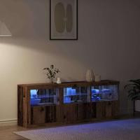 Dressoir Oud hout 181.5 x 37 x 67 cm Bewerkt hout - thumbnail