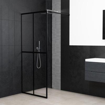 Inloopdouchewand 140x195 cm transparant gehard glas