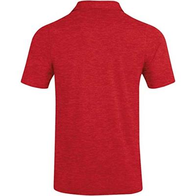 JAKO 6329 Polo Premium Basics - Rood Gemeleerd - M