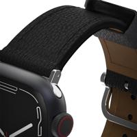 OtterBox Symmetry Cactus Leather horlogeband voor Apple Watch 42mm/41mm/40mm, vervangende duurzame, zachte band voor Apple Watch, Zwart - thumbnail