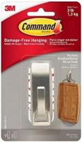 Haak voor ophanging 3M 1,3 kg 29 X 79 X 29 MM Zilverkleurig Metaal (1 Stuks) - thumbnail