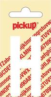 Plakletter Nobel Sticker witte letter H Pickup - Pickup - thumbnail