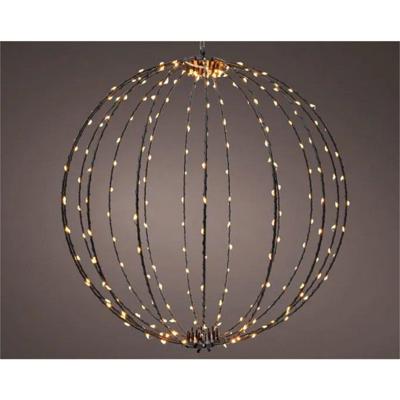 Lichtbol 192LED metaal met timer Ø28cm