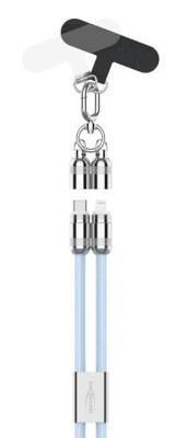 Ansmann 1700-0194 USB-kabel 1.2 m Blauw