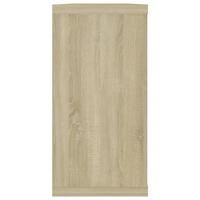 Wandschappen kubus 4 st 100x15x30 cm spaanplaat sonoma eiken - thumbnail