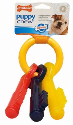 Nylabone puppy chew bijtsleutels baconsmaak