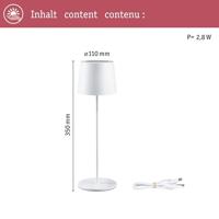 Paulmann 76997 Gilo LED-tafellamp voor buiten 2.8 W Warmwit Wit (mat) - thumbnail