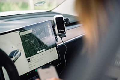 Verbatim FWC-03 Pro Qi Fast Wireless Car Charger 49554 Inductie lader Uitgangen Magnetische aansluiting Zwart