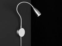 Fischer & Honsel Bed leeslampSten met wand bevestiging - 30703 - thumbnail