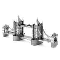 Eureka metal earth london tower bridge zilver editie - thumbnail