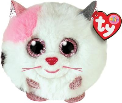 TY puffies knuffel kat muffin 10 cm