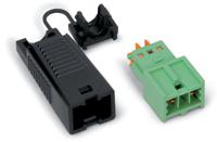 WAGO 893-1012 Netstekker WINSTA KNX Stekker, recht Totaal aantal polen: 2 3 A Groen 1 stuk(s) - thumbnail
