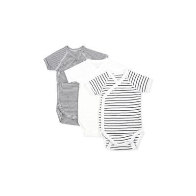 Set van 3 rompertjes PETIT BATEAU marineblauw Set van 3 rompertjes PETIT BATEAU marineblauw