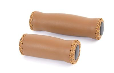 Velo handvat leer 92/127mm bruin - echt leer
