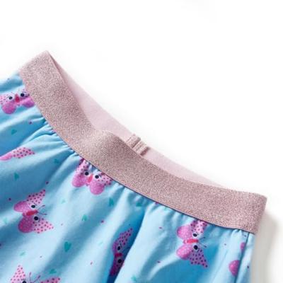 Kinderrokje vlinderprint 104 blauw