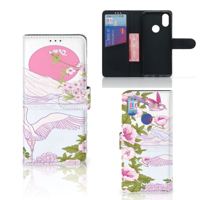 Xiaomi Mi A2 Telefoonhoesje met Pasjes Bird Standing - thumbnail