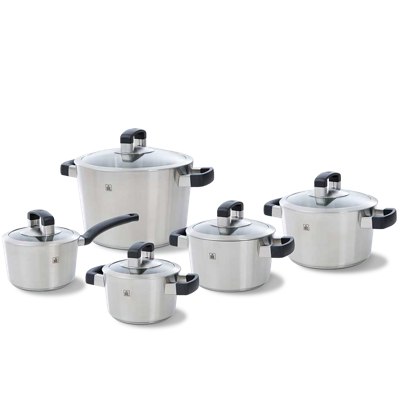 Conical Cool Glas pannenset 5-delig