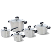 Conical Cool Glas pannenset 5-delig - thumbnail