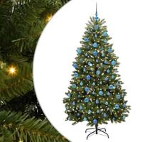 VidaXL Kunstkerstboom met 300 led groen 180 cm pvc en metaal - thumbnail