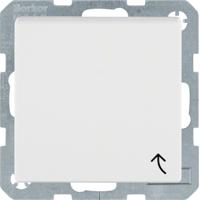 Berker S1 wandcontactdoos 1-voudig met randaarde en klapdeksel polarwit mat 47511909 - thumbnail
