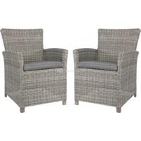 Tropez Smoke tuinstoel set van 2 - thumbnail