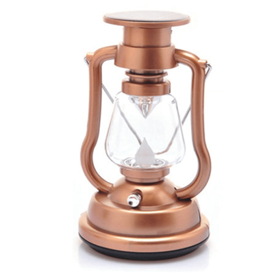 Solar storm windlicht oil op zonne energie kleur brons