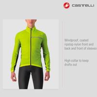 Castelli Squadra stretch fietsjack groen/geel heren S - thumbnail