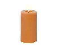 Lumineo ledkaars d7h15cm oranje - thumbnail