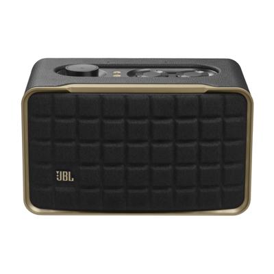 JBL Authentics 200, slimme home speaker met Wi-Fi, Bluetooth en voice assistant, retro style, in zwart, EU stekker (type C)
