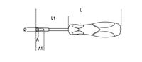Beta 12-delige set dopschroevendraaiers met twee-componenten handgreep, korte uitvoering (art. 942BX) 942BX/S12 - 009420030 - thumbnail
