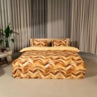 Kayori Kayori Yumi Dekbedovertrek Katoensatijn 140x200/220 Goud - thumbnail