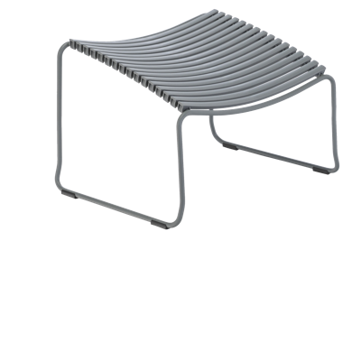 Houe Click voetenbank Dark Grey